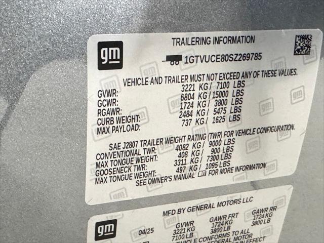 new 2025 GMC Sierra 1500 car, priced at $55,401