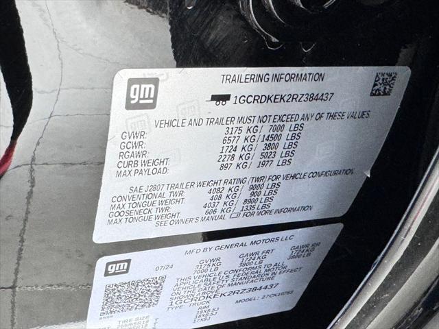 used 2024 Chevrolet Silverado 1500 car, priced at $46,987