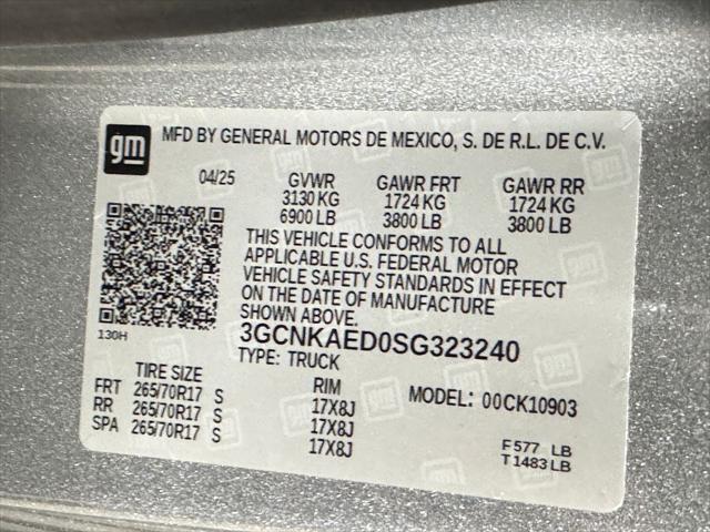 new 2025 Chevrolet Silverado 1500 car, priced at $44,405