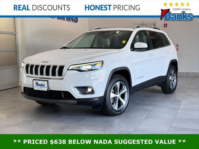 used 2021 Jeep Cherokee car, priced at $21,987