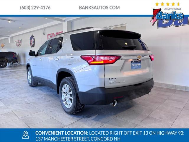 used 2021 Chevrolet Traverse car, priced at $29,487