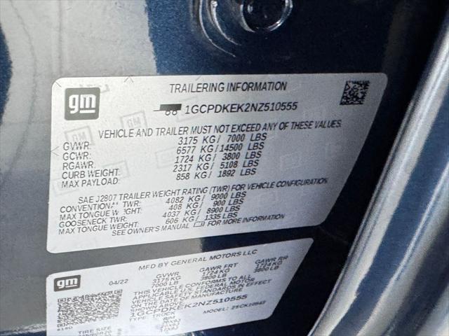 used 2022 Chevrolet Silverado 1500 car, priced at $39,987