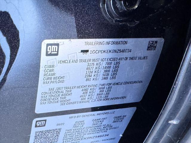 used 2022 Chevrolet Silverado 1500 car, priced at $38,987