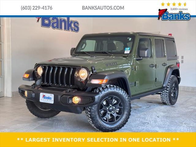 used 2022 Jeep Wrangler Unlimited car, priced at $34,487