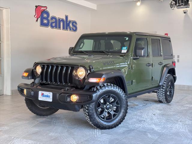 used 2022 Jeep Wrangler Unlimited car, priced at $34,487