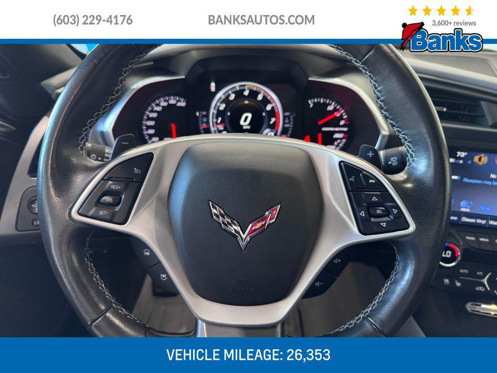 used 2019 Chevrolet Corvette car, priced at $66,987
