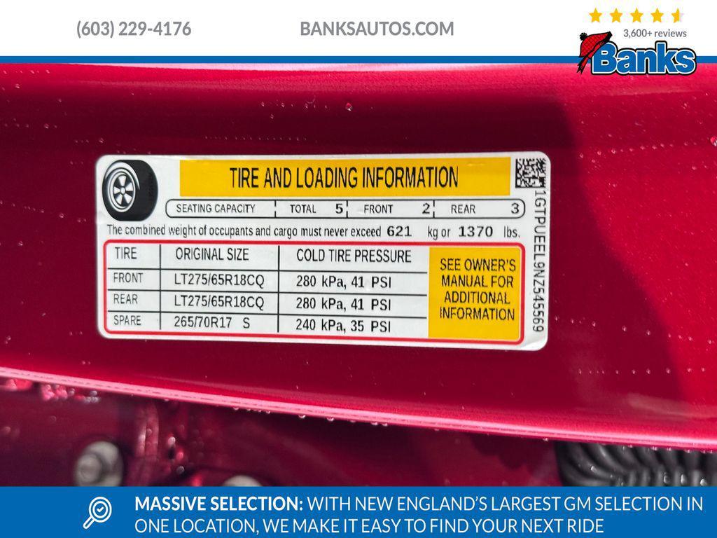 used 2022 GMC Sierra 1500 car, priced at $48,987