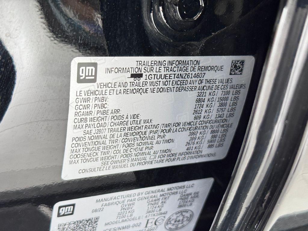 used 2022 GMC Sierra 1500 car, priced at $50,487