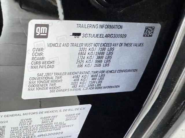 used 2024 GMC Sierra 1500 car, priced at $63,987