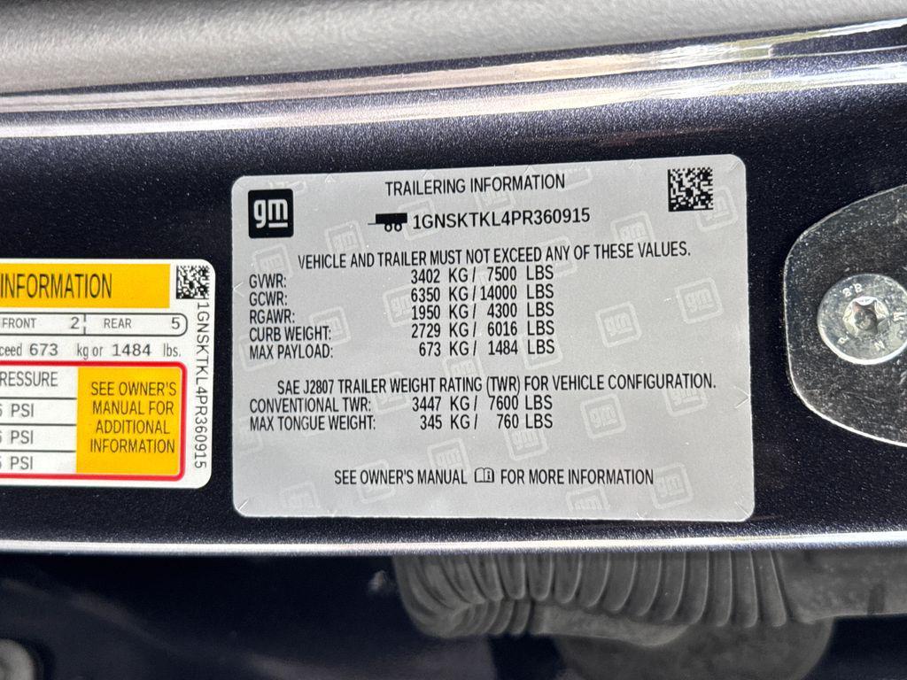 used 2023 Chevrolet Tahoe car, priced at $69,987