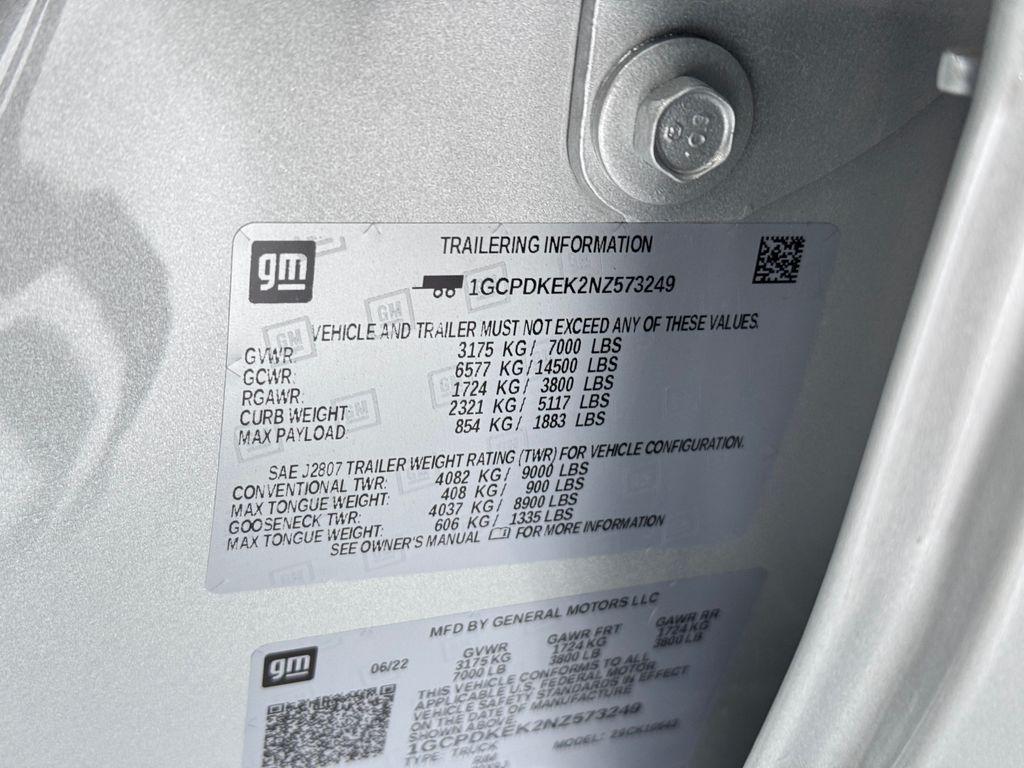 used 2022 Chevrolet Silverado 1500 car, priced at $36,987