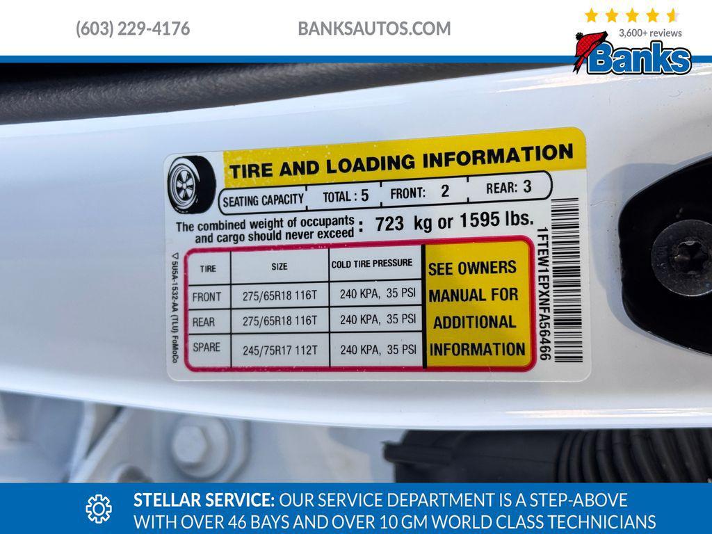 used 2022 Ford F-150 car, priced at $41,987