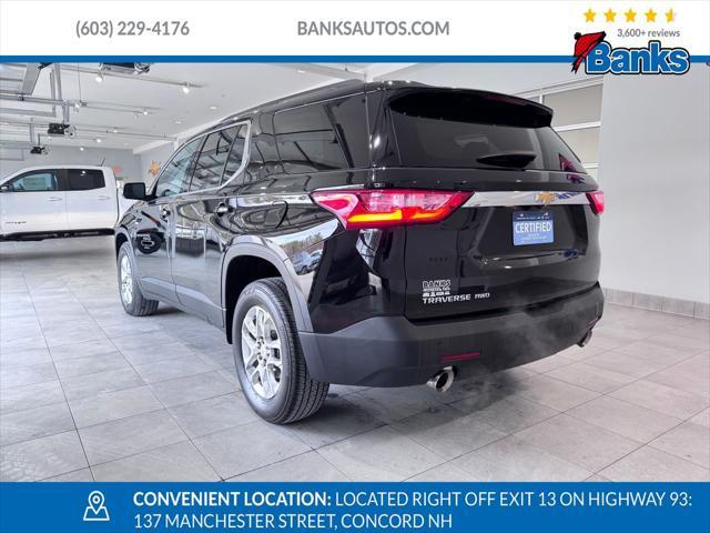 used 2021 Chevrolet Traverse car, priced at $30,987