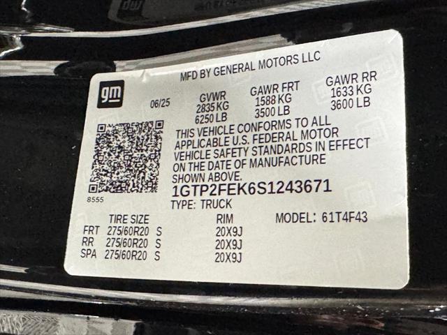 new 2025 GMC Canyon car, priced at $55,190