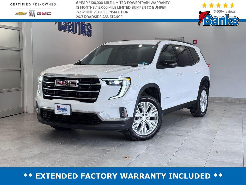 used 2025 GMC Acadia car, priced at $41,487