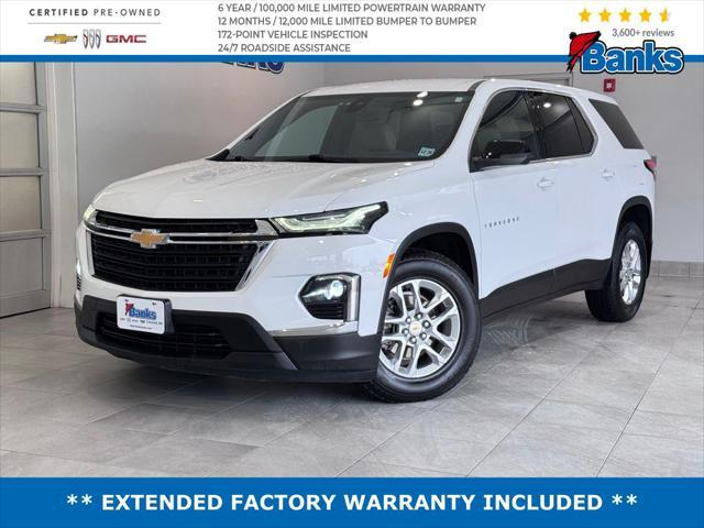 used 2022 Chevrolet Traverse car, priced at $28,487