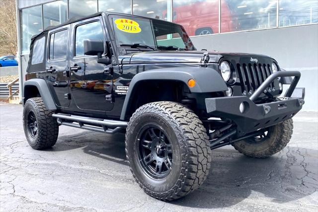 used 2015 Jeep Wrangler Unlimited car, priced at $18,790