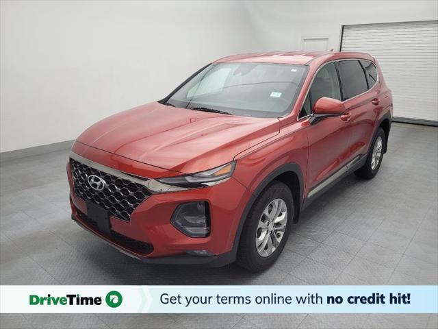 used 2019 Hyundai Santa Fe car, priced at $19,195