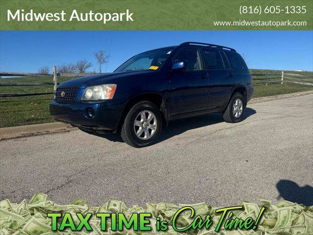 used 2001 Toyota Highlander car, priced at $5,950