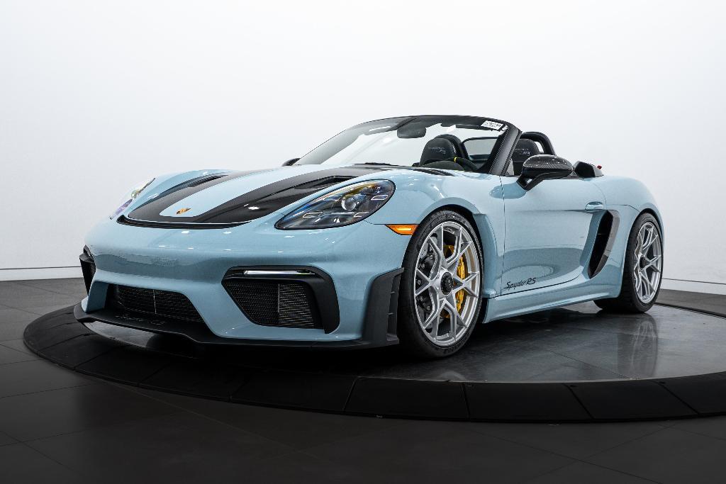 new 2025 Porsche 718 Spyder car, priced at $226,865
