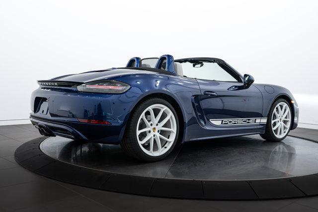 new 2025 Porsche 718 Boxster car, priced at $96,175
