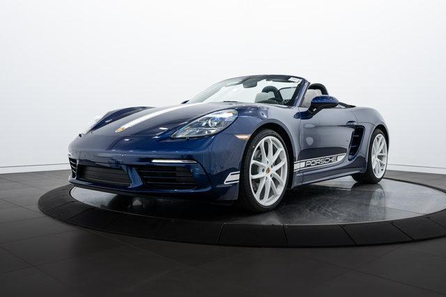 new 2025 Porsche 718 Boxster car, priced at $96,175