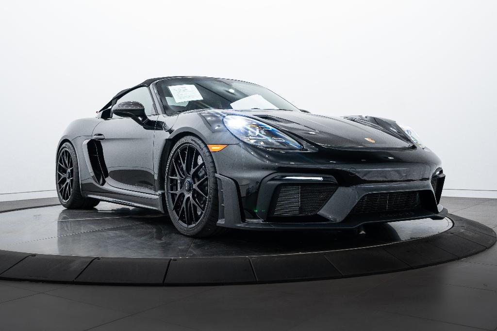 used 2024 Porsche 718 Spyder car, priced at $239,000