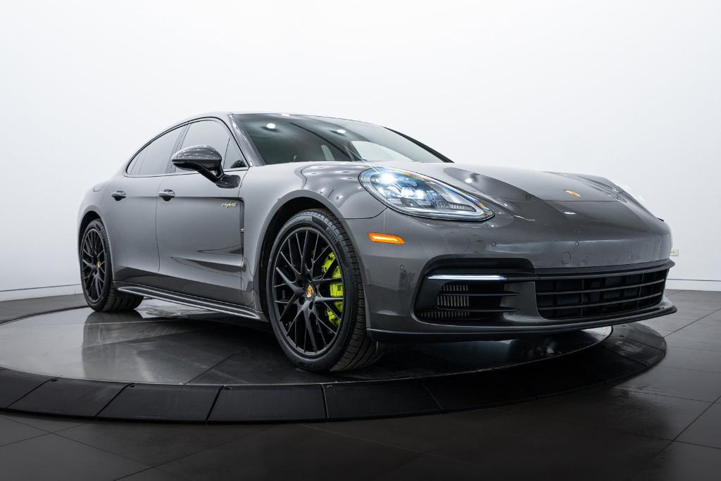 used 2018 Porsche Panamera e-Hybrid car, priced at $59,500