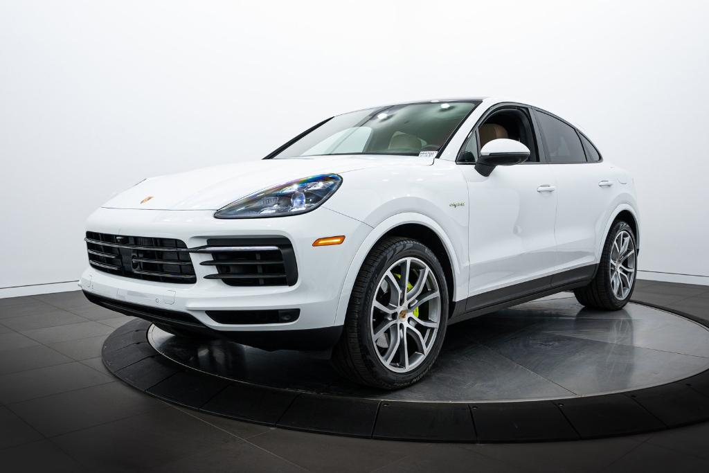 used 2023 Porsche Cayenne E-Hybrid Coupe car, priced at $89,492