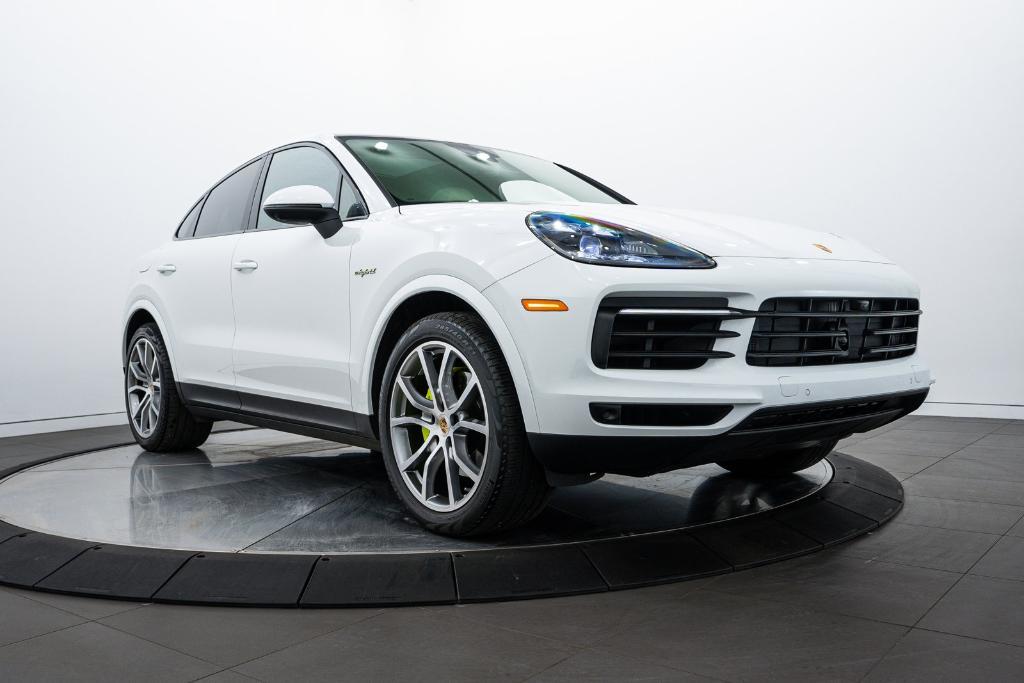 used 2023 Porsche Cayenne E-Hybrid Coupe car, priced at $89,492