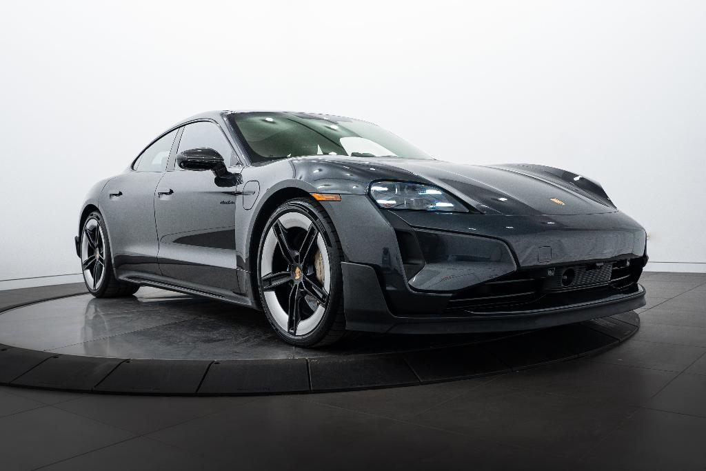 used 2025 Porsche Taycan car, priced at $210,000