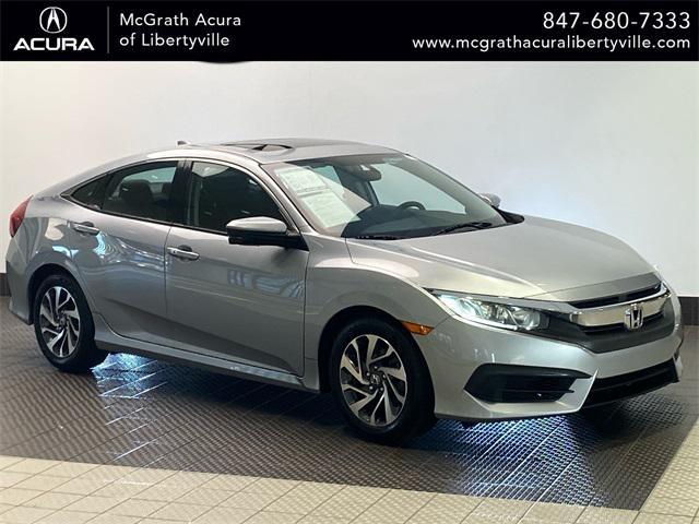used 2018 Honda Civic car, priced at $17,491
