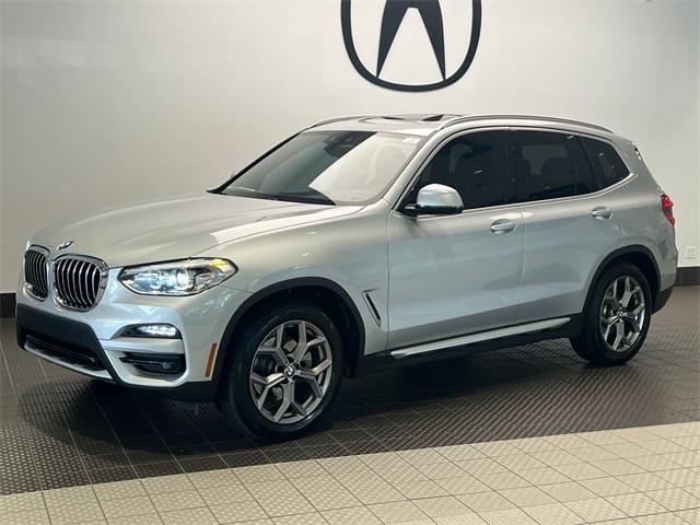 used 2021 BMW X3 car, priced at $27,750