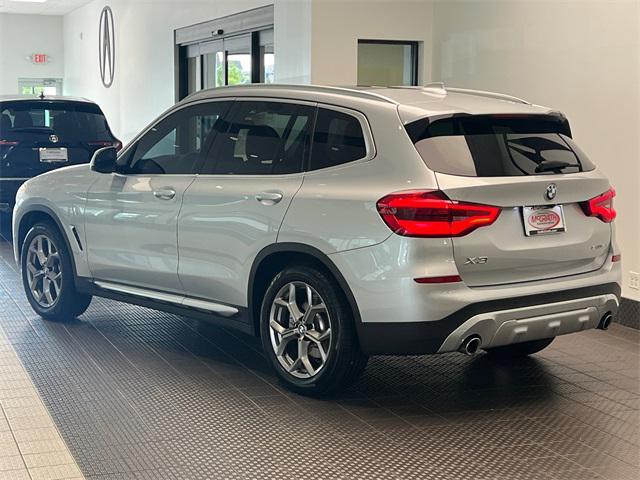 used 2021 BMW X3 car, priced at $27,750