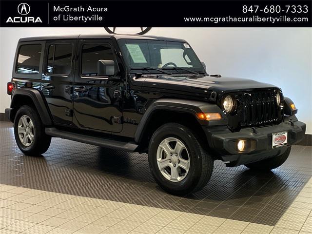 used 2021 Jeep Wrangler Unlimited car, priced at $27,322