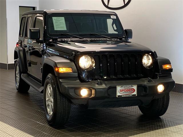 used 2021 Jeep Wrangler Unlimited car, priced at $27,322