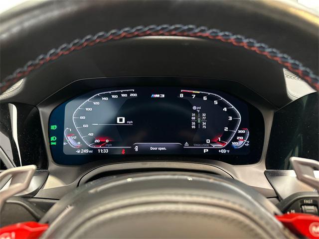 used 2022 BMW M3 car, priced at $79,721