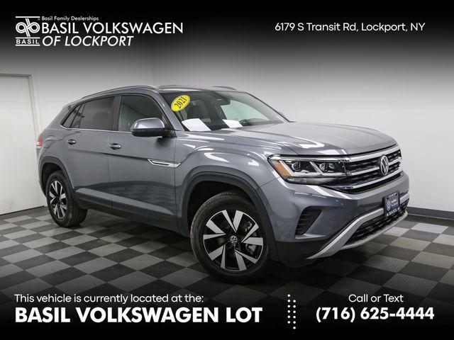 used 2021 Volkswagen Atlas Cross Sport car, priced at $26,395