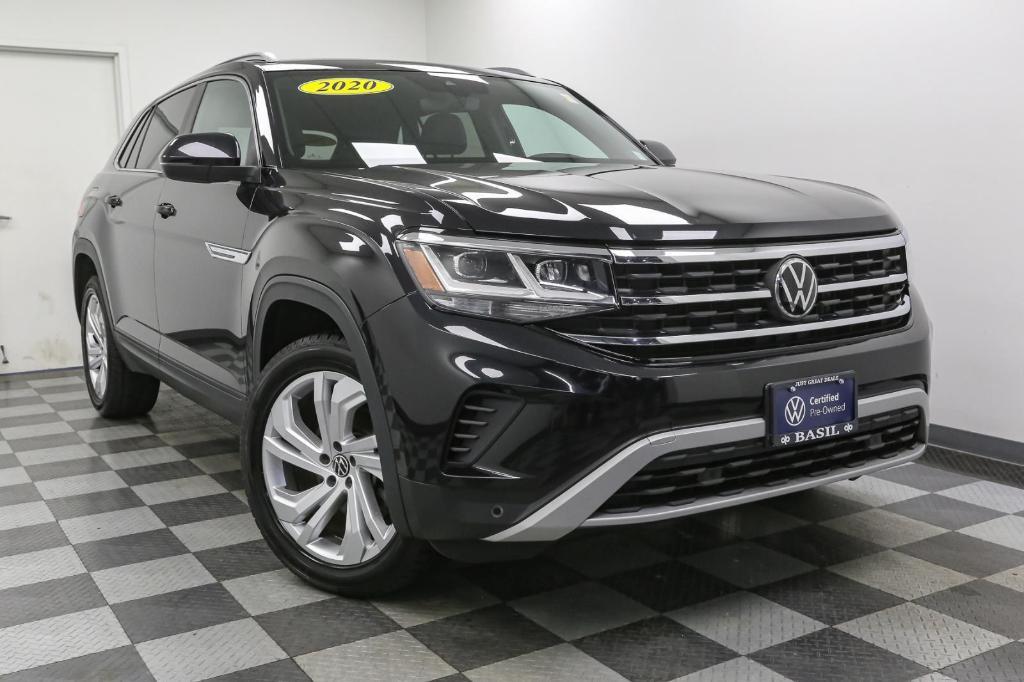 used 2020 Volkswagen Atlas Cross Sport car, priced at $24,125