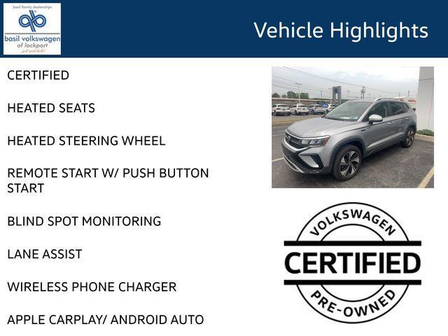 used 2024 Volkswagen Taos car, priced at $27,997