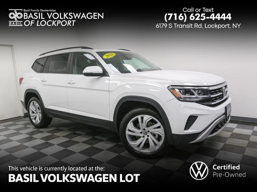 used 2022 Volkswagen Atlas car, priced at $28,897