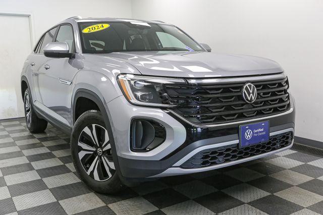used 2024 Volkswagen Atlas Cross Sport car, priced at $34,496
