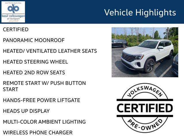 used 2024 Volkswagen Atlas car, priced at $42,997