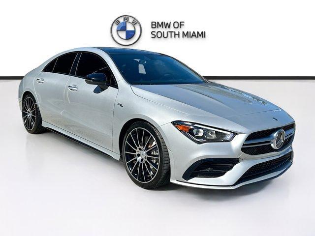 used 2022 Mercedes-Benz AMG CLA 35 car, priced at $36,500