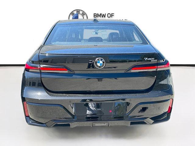 new 2025 BMW 740 car, priced at $98,742