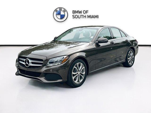 used 2017 Mercedes-Benz C-Class car, priced at $20,000