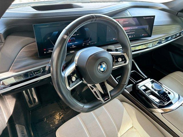 used 2023 BMW 740 car, priced at $74,500