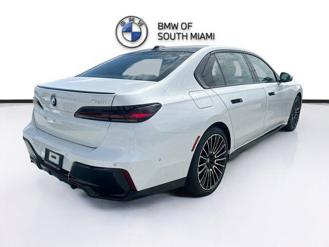new 2025 BMW 740 car, priced at $104,549