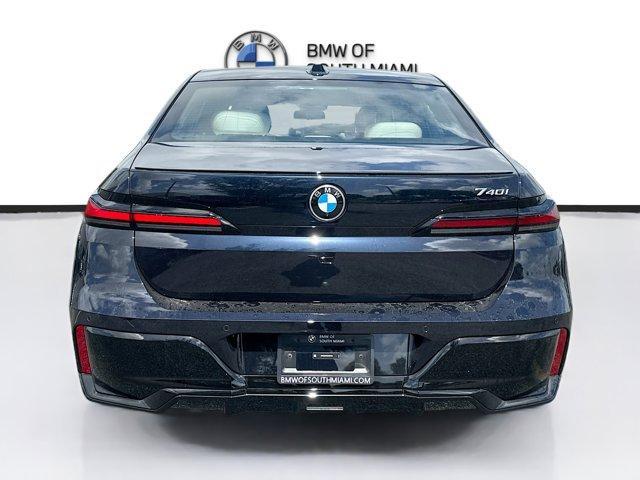 new 2025 BMW 740 car, priced at $107,611