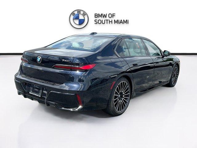 new 2025 BMW 740 car, priced at $107,611